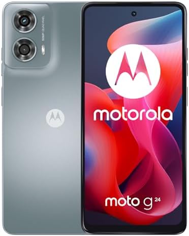 Motorola G24 Gris (4GB RAM/128GB), 50MP, Celular Desbloqueado  .mx: Electrónicos