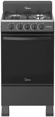 Midea Estufa de Piso 20″, Color Negro, Tecnología Masterflame, MGS20FS1BIABB  .mx: Hogar y Cocina
