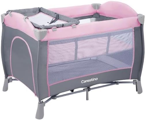 Cuna Corral Carestino Viena (Rosa)  .mx: Bebé