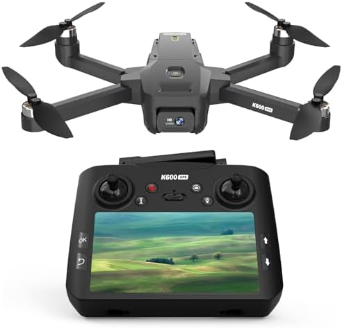 Dron GPS con cámara EIS pantalla LCD de 4.5″ en el controlador, drones FPV con modo Al Track&Orbit con profesional con función Auto Return Follow Me para principiantes adultos, dron GPS sin escobillas  .mx: Juguetes y Juegos
