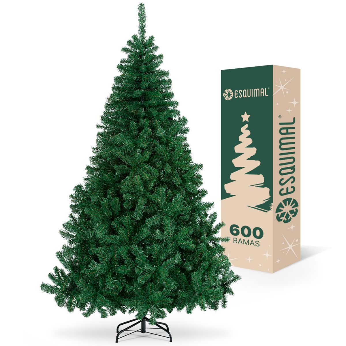 ESQUIMAL Árbol de Navidad Frondoso Pino Navideño 1.50 m Verde